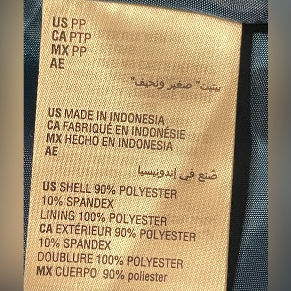 NWOT! INC petite teal velvet/velour blazer belt. 2 pockets. Lined. Gorgeous! - Picture 13 of 13